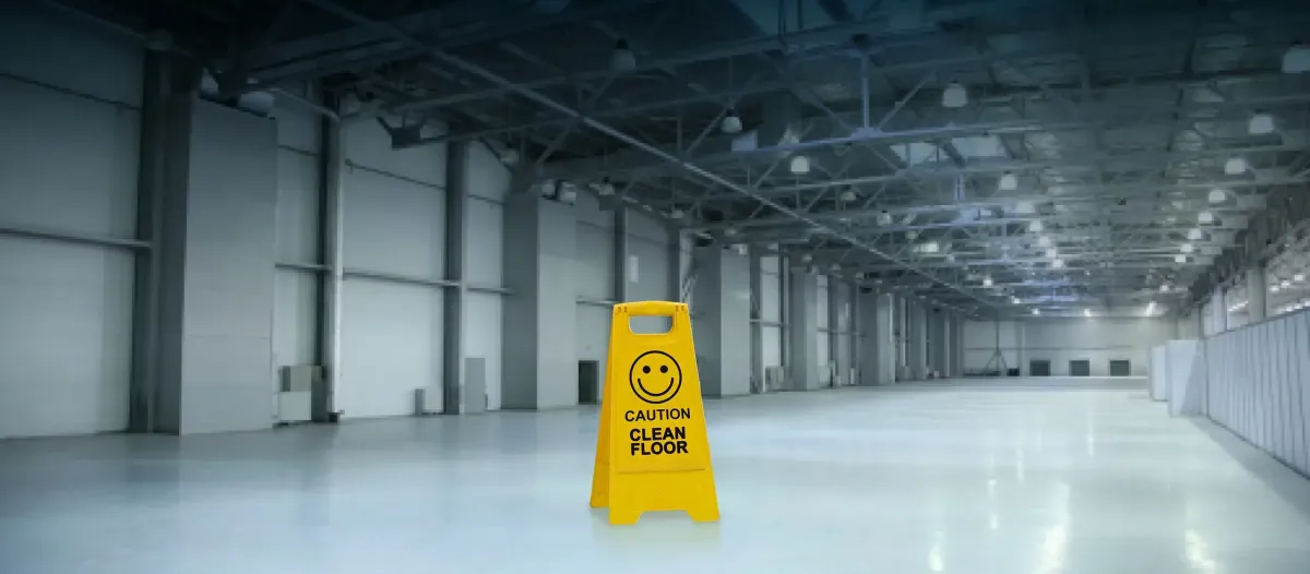 Industrial floor cleaner that cut costs and saves time